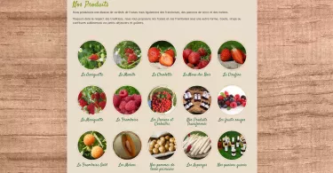 Liste de produit du site burban production