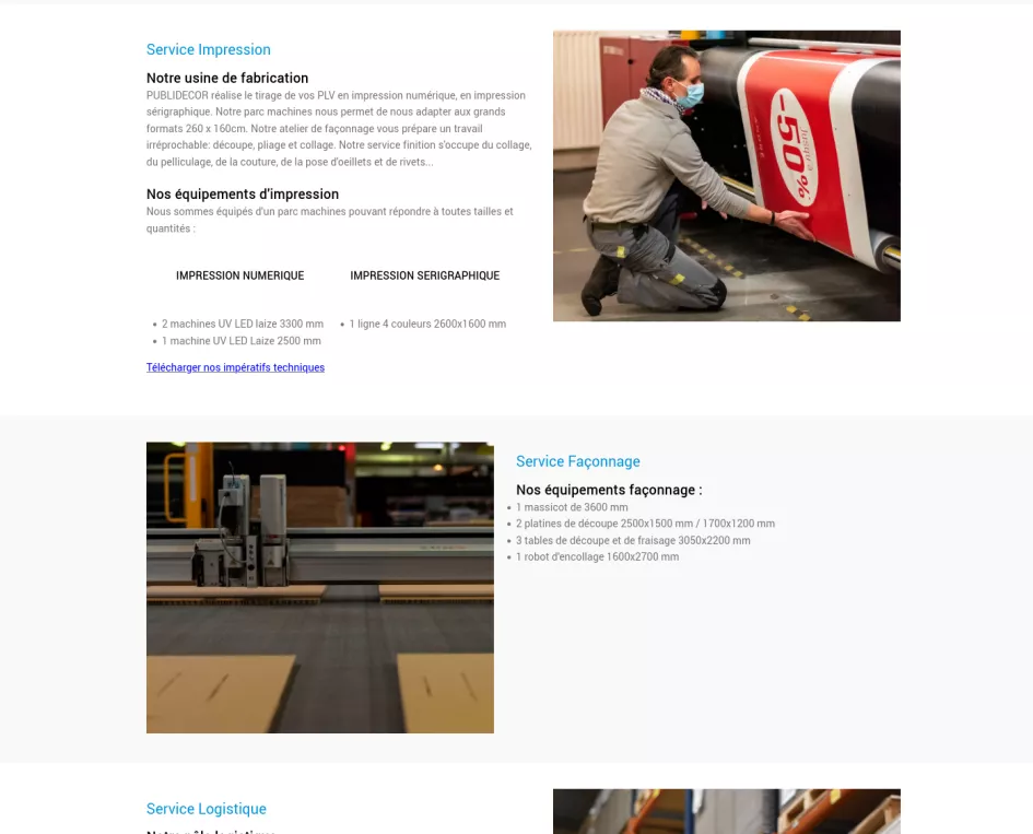 publidecor equipements