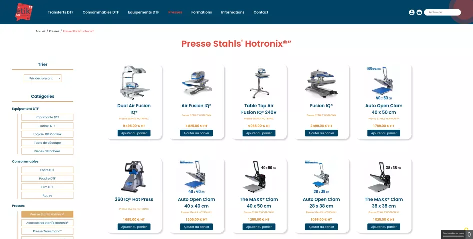 Liste machine