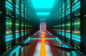 Photo de l'intérieur d'un datacenter
