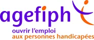 Logo du Site Agefiph, ouvrir l'emploi aux personnes handicapées