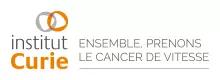 Logo du site institut Curie, ensemble prenons le cancer de vitesse