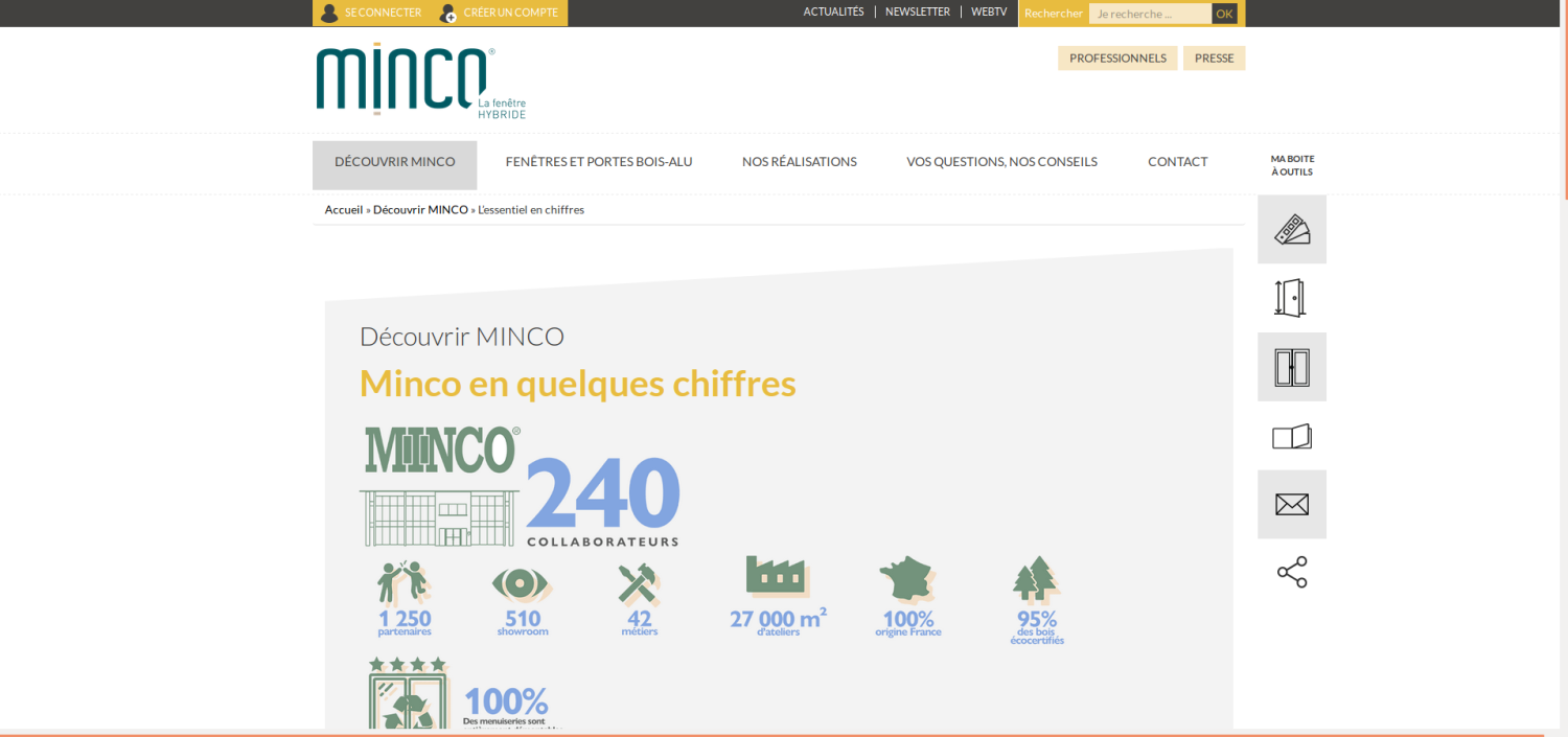 Minco page infograpgie