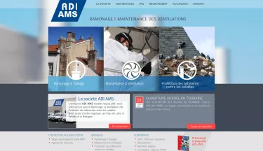 Adiams Page d'accueil