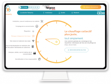 Screenshot du site Temperly